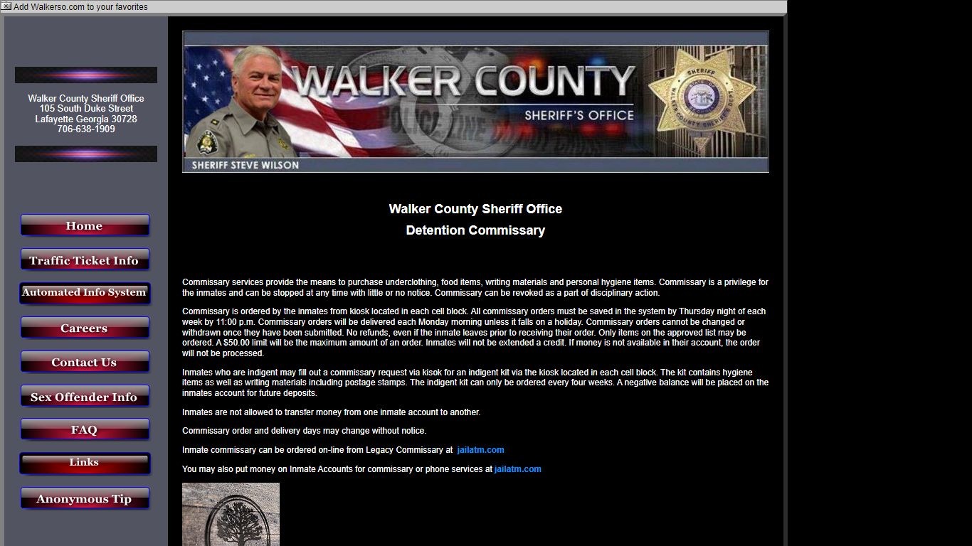Walker County Sheriff
